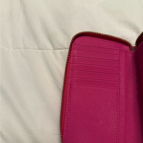 EUC/Like New Tory Burch Pink Long Wallet - Picture 7 of 9